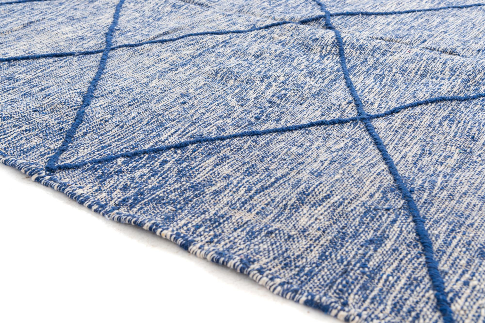 6' 5 x 10' 2 Hand Knotted Moroccan Wool Rug