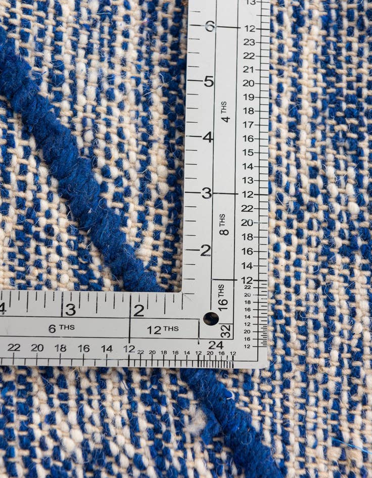 Detail image of 6' 5 x 10' 2  Hand Knotted Moroccan Wool Rug