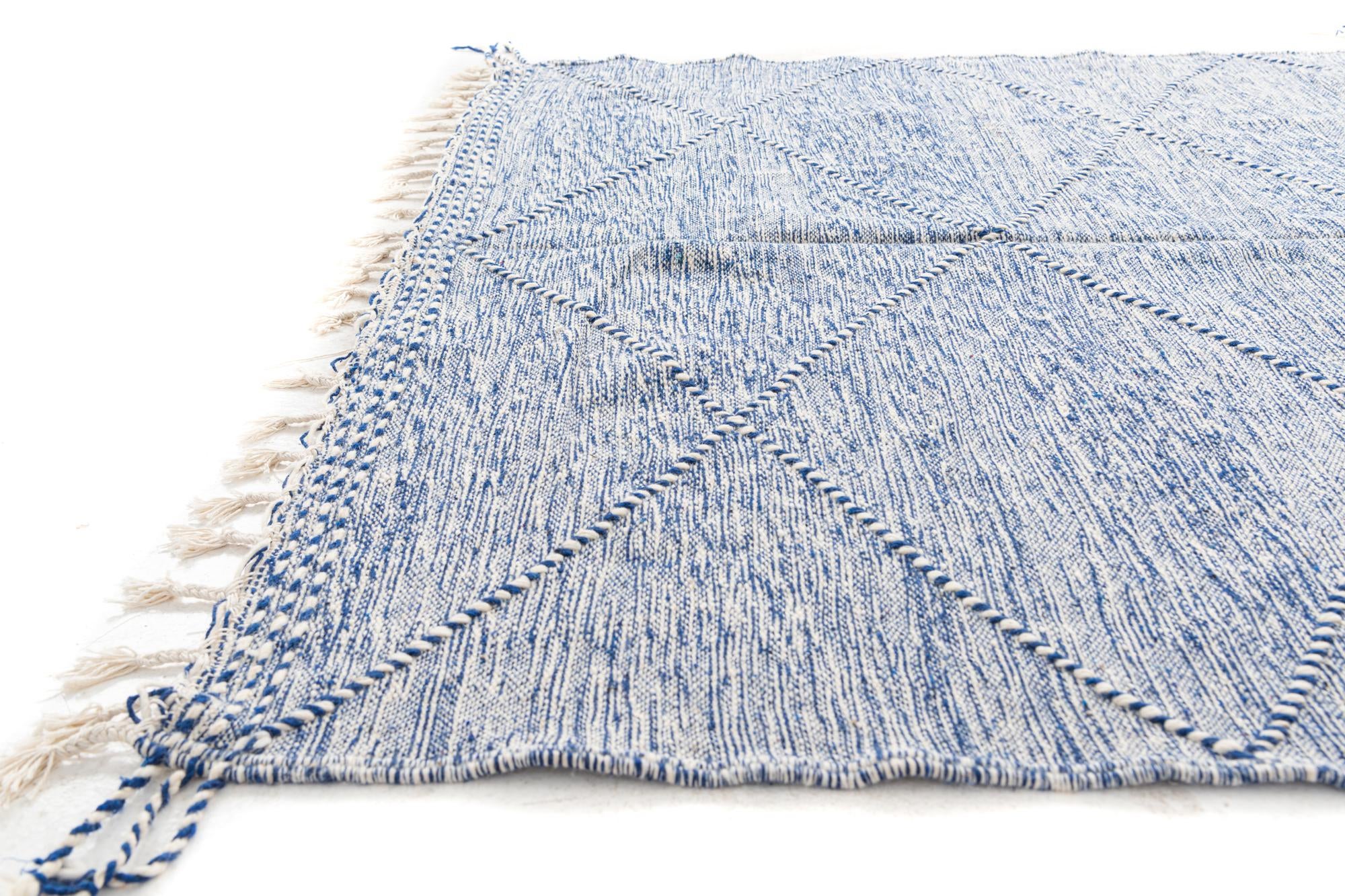 6' 3 x 10' 5 Hand Knotted Moroccan Wool Rug