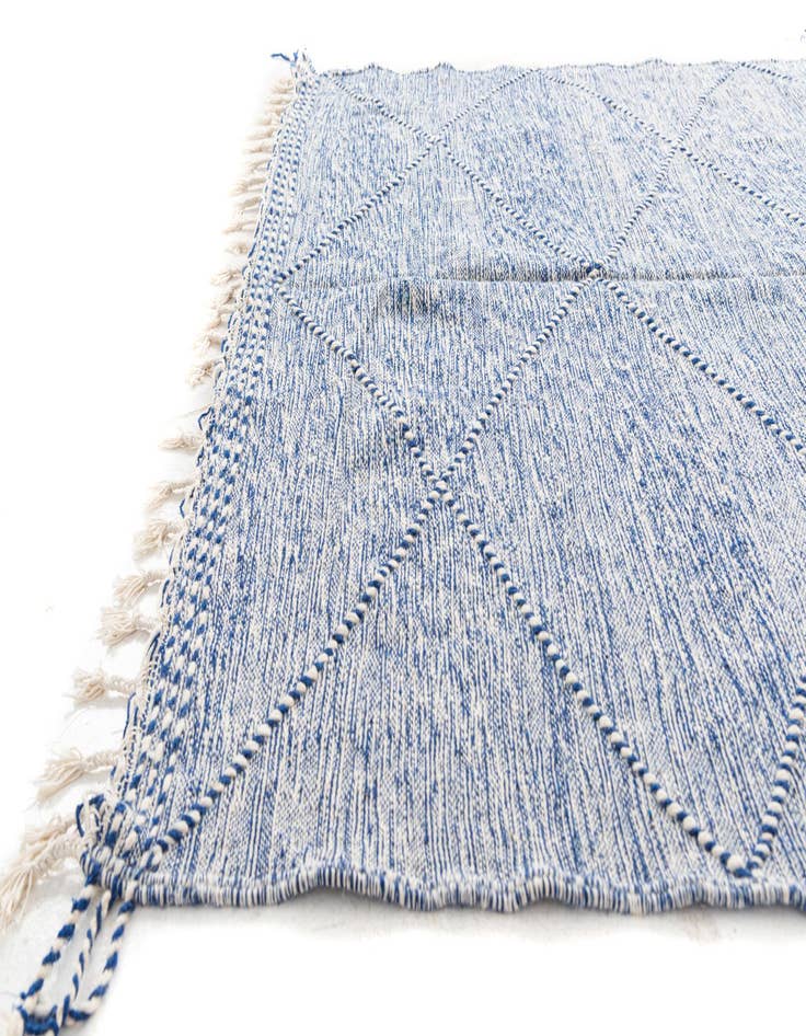 Detail image of 6' 3 x 10' 5  Hand Knotted Moroccan Wool Rug