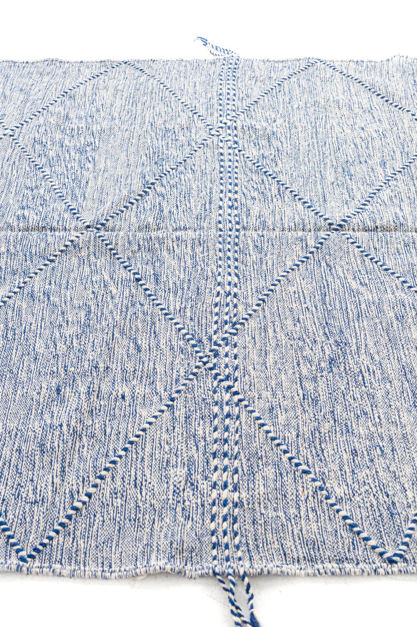 6' 3 x 10' 5 Hand Knotted Moroccan Wool Rug