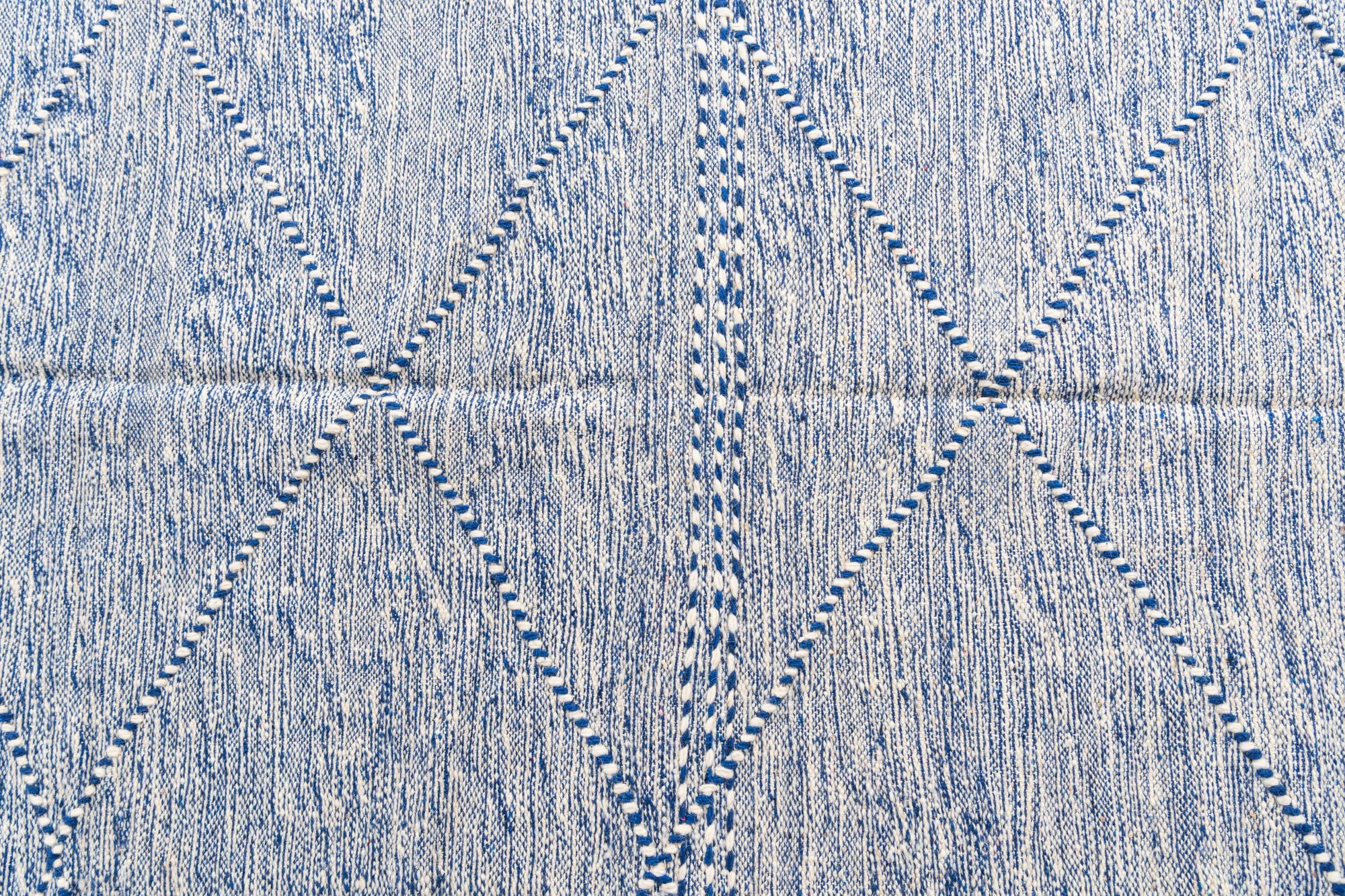 6' 3 x 10' 5 Hand Knotted Moroccan Wool Rug