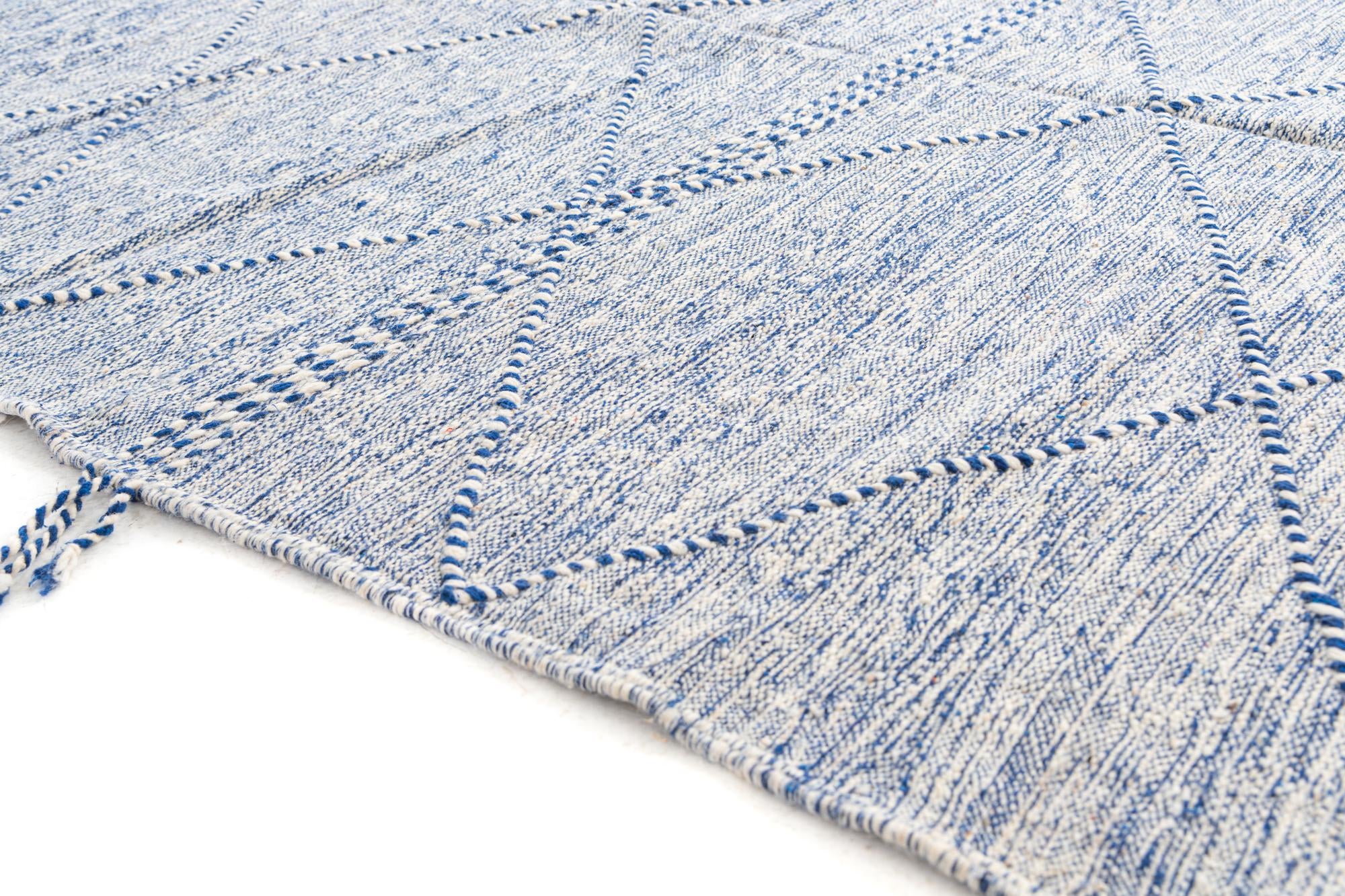 6' 3 x 10' 5 Hand Knotted Moroccan Wool Rug