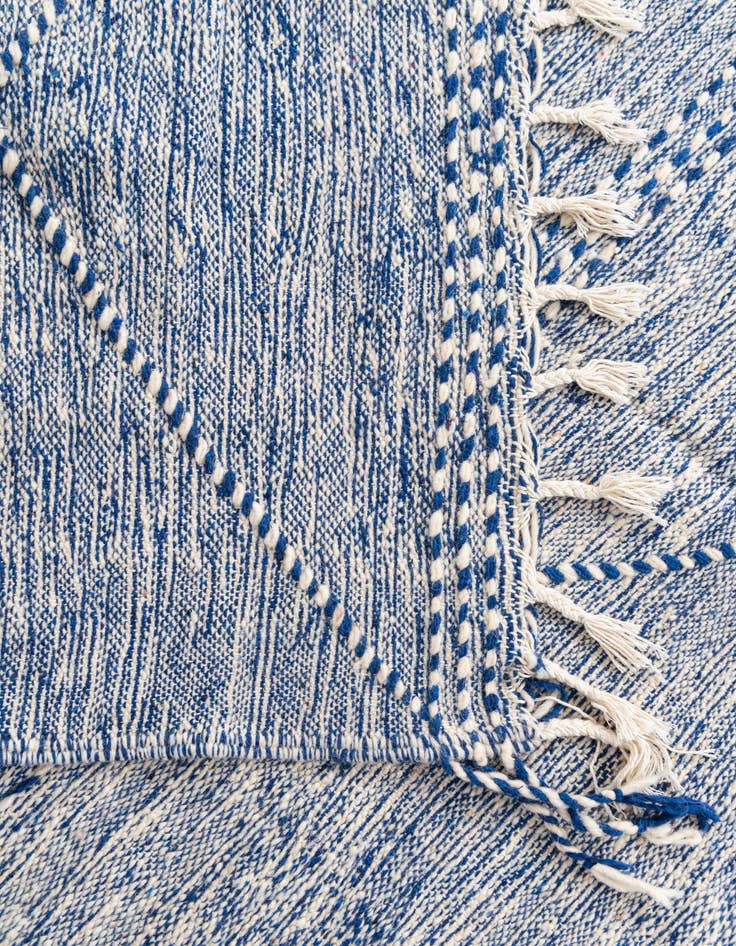 Detail image of 6' 3 x 10' 5  Hand Knotted Moroccan Wool Rug