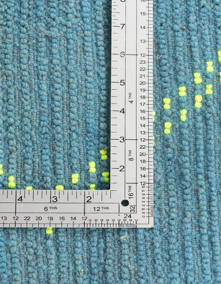 Detail image of 6' 8 x 9' 9  Hand Knotted Moroccan Wool Rug