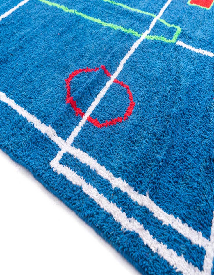 Detail image of 6' 6 x 9' 5  Hand Knotted Moroccan Wool Rug