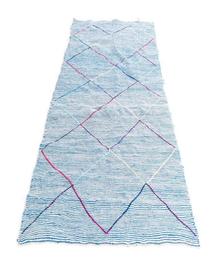 Detail image of 4' 9 x 7' 9  Hand Knotted Moroccan Wool Rug