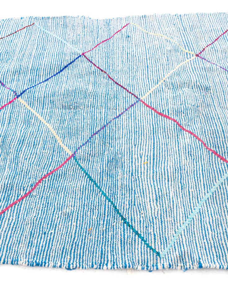 Detail image of 4' 9 x 7' 9  Hand Knotted Moroccan Wool Rug