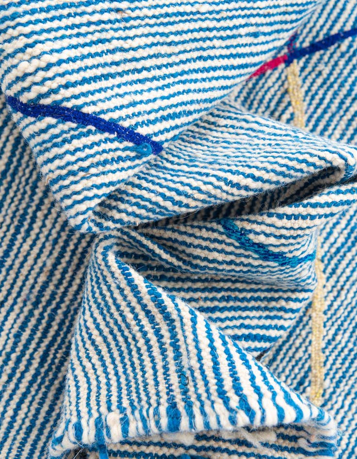 Detail image of 4' 9 x 7' 9  Hand Knotted Moroccan Wool Rug