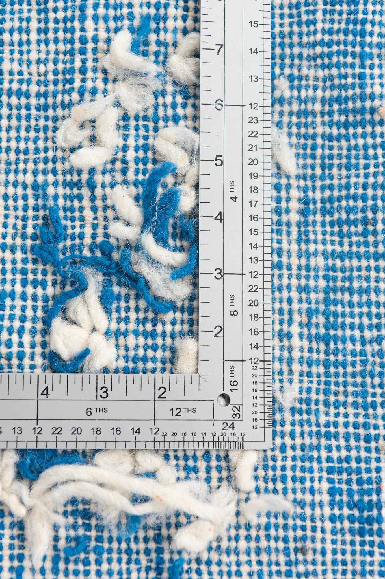 4' 8 x 7' 9 Hand Knotted Moroccan Wool Rug