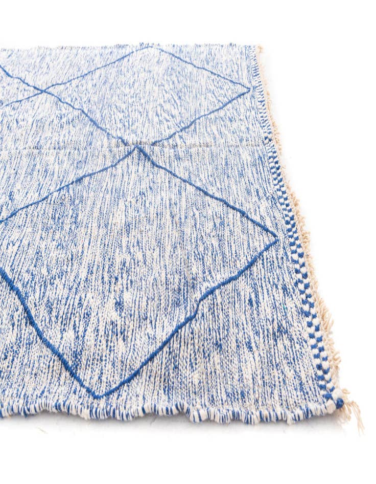 Detail image of 5' 3 x 8' 2  Hand Knotted Moroccan Wool Rug