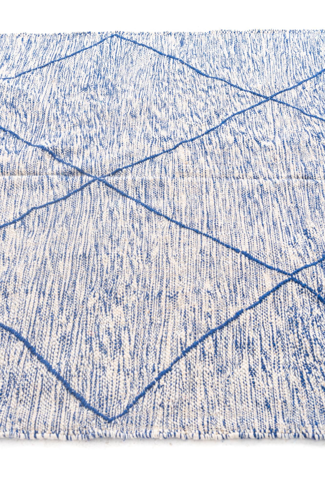 5' 3 x 8' 2 Hand Knotted Moroccan Wool Rug