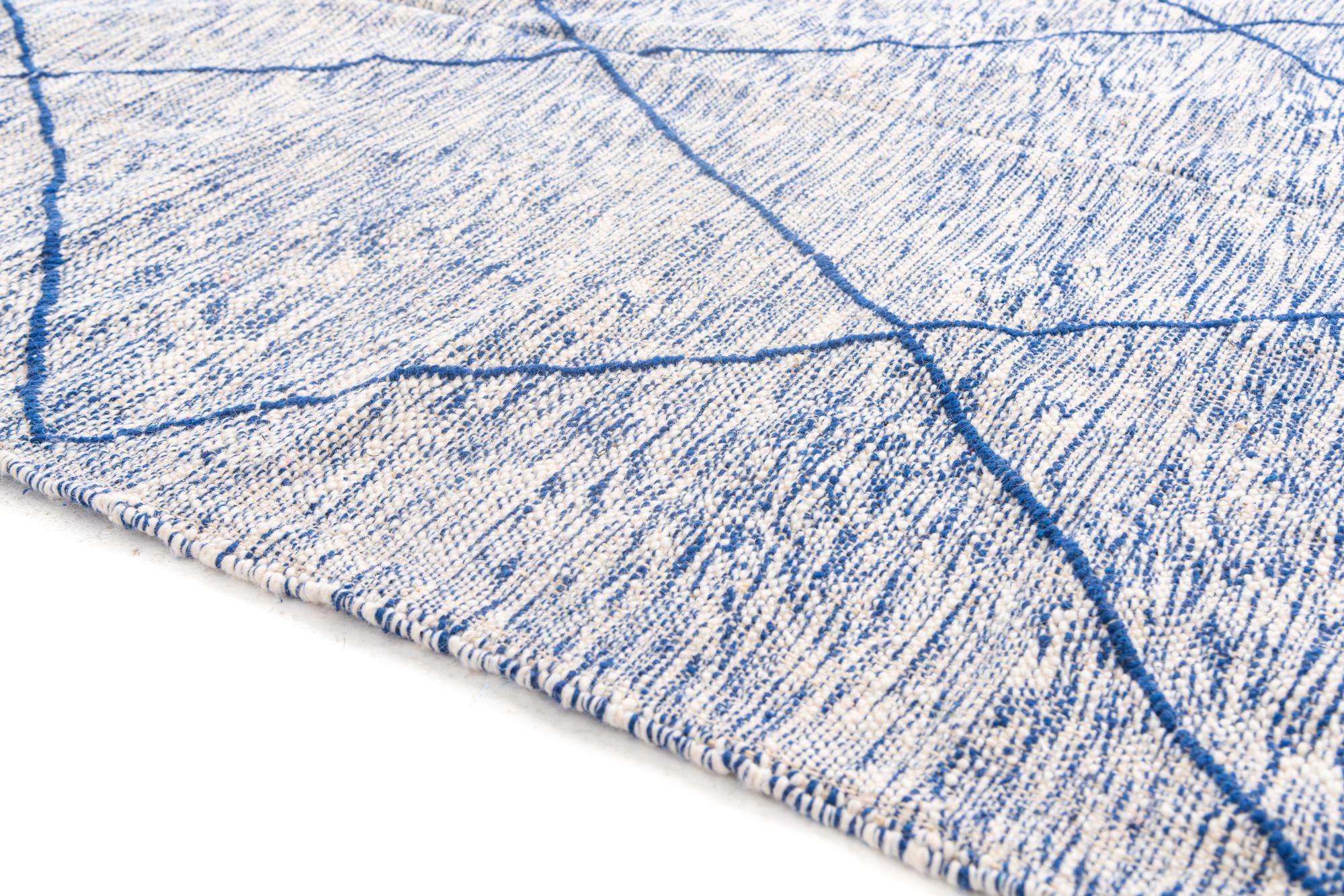 5' 3 x 8' 2 Hand Knotted Moroccan Wool Rug