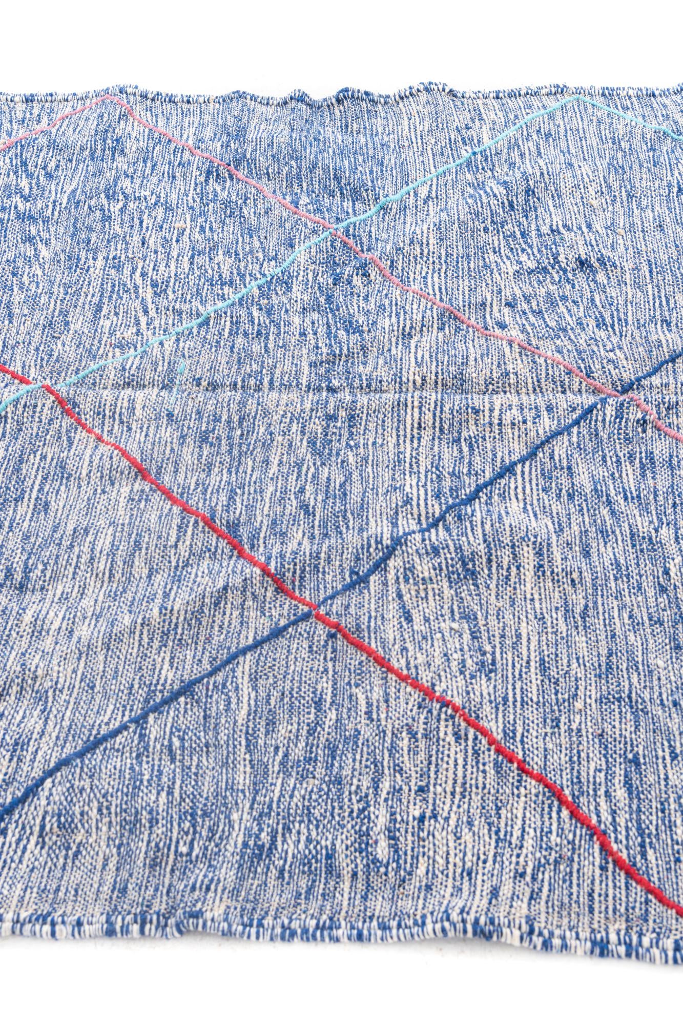 5' 2 x 9' Hand Knotted Moroccan Wool Rug