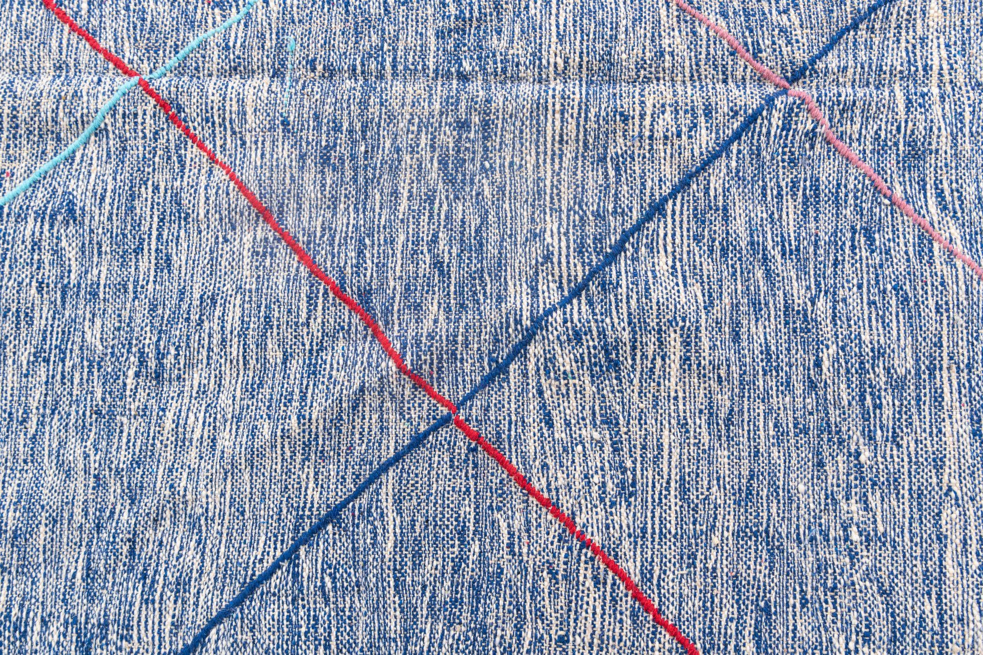 5' 2 x 9' Hand Knotted Moroccan Wool Rug