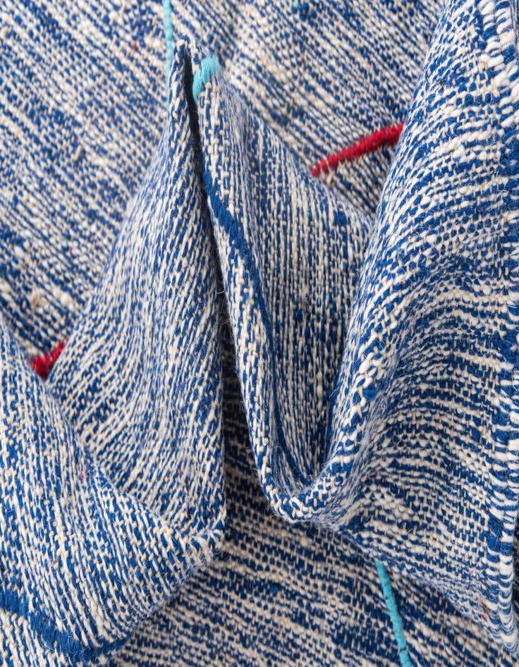 Detail image of 5' 2 x 9'  Hand Knotted Moroccan Wool Rug