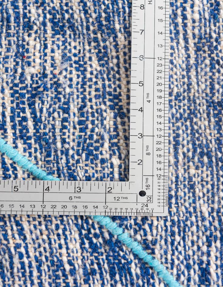 Detail image of 5' 2 x 9'  Hand Knotted Moroccan Wool Rug