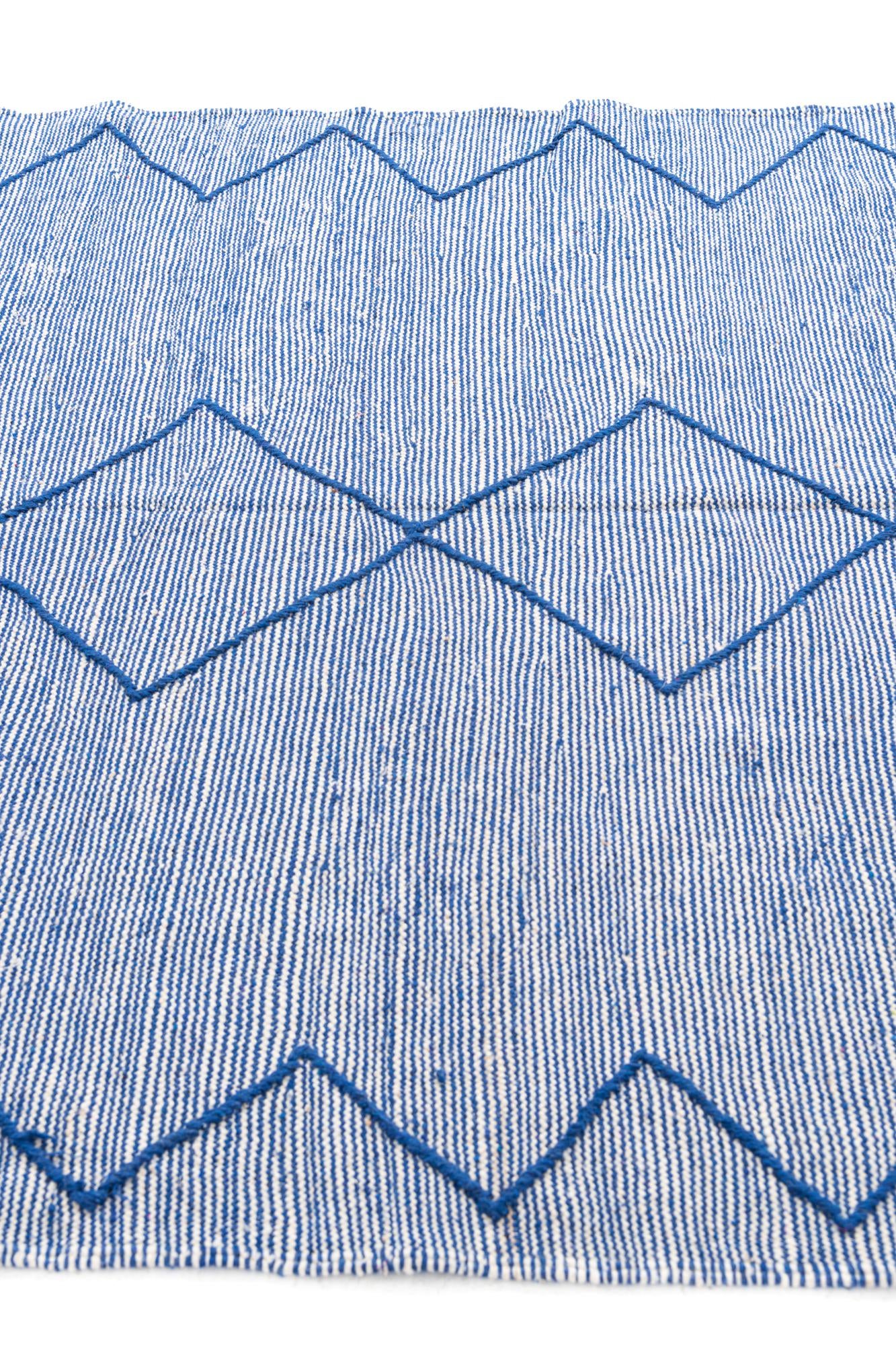 6' 2 x 10' Hand Knotted Moroccan Wool Rug