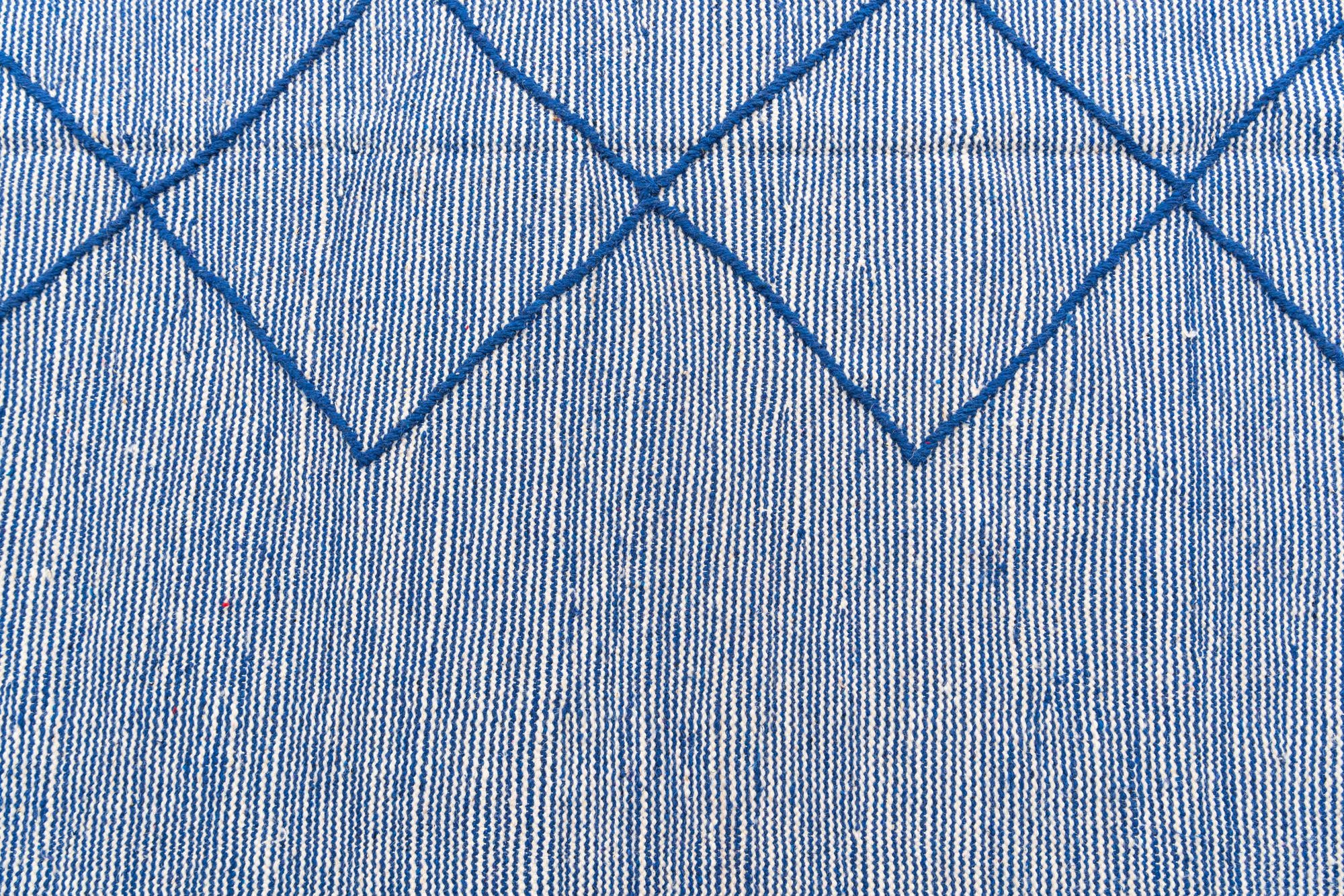 6' 2 x 10' Hand Knotted Moroccan Wool Rug