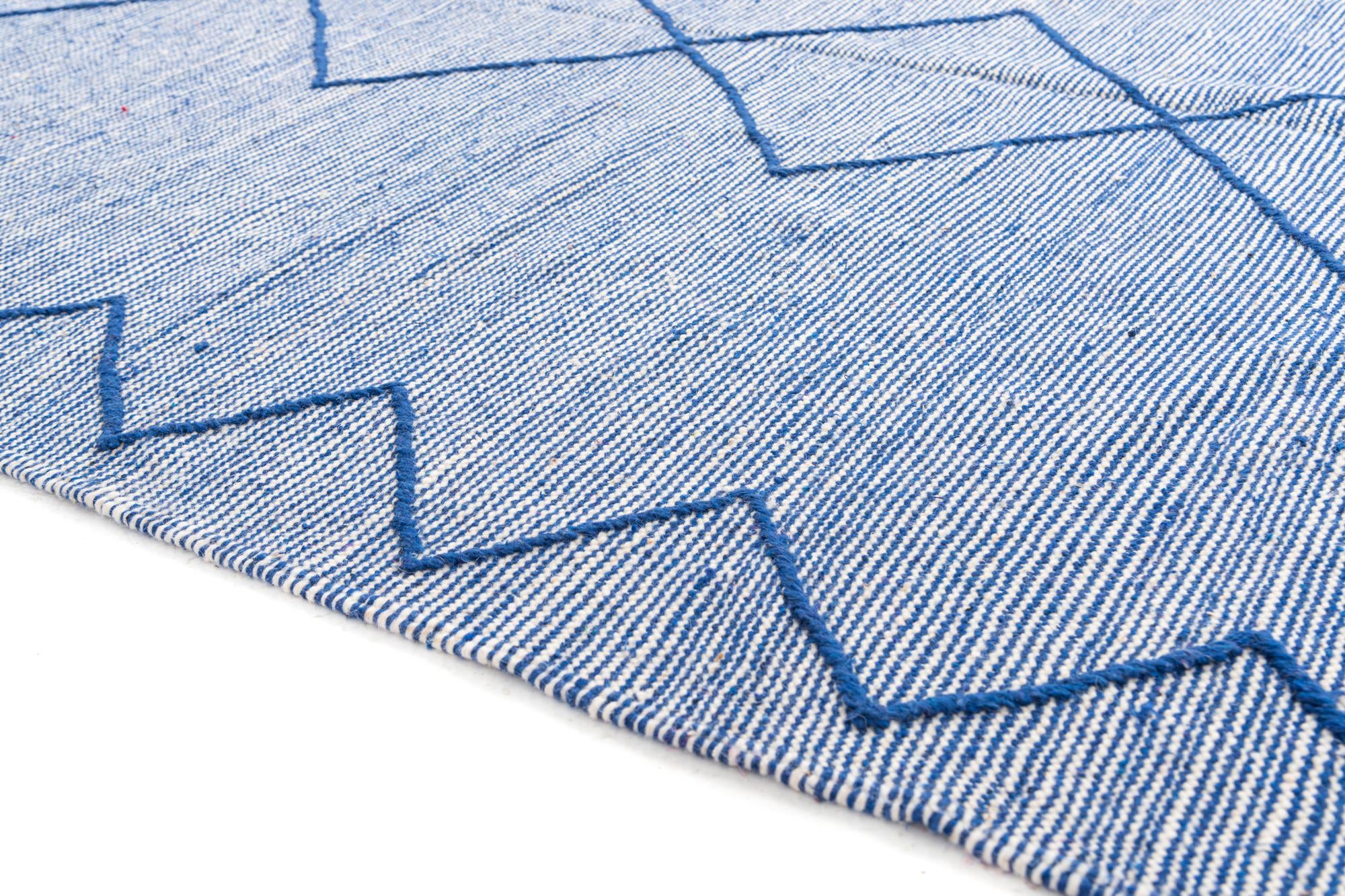 6' 2 x 10' Hand Knotted Moroccan Wool Rug