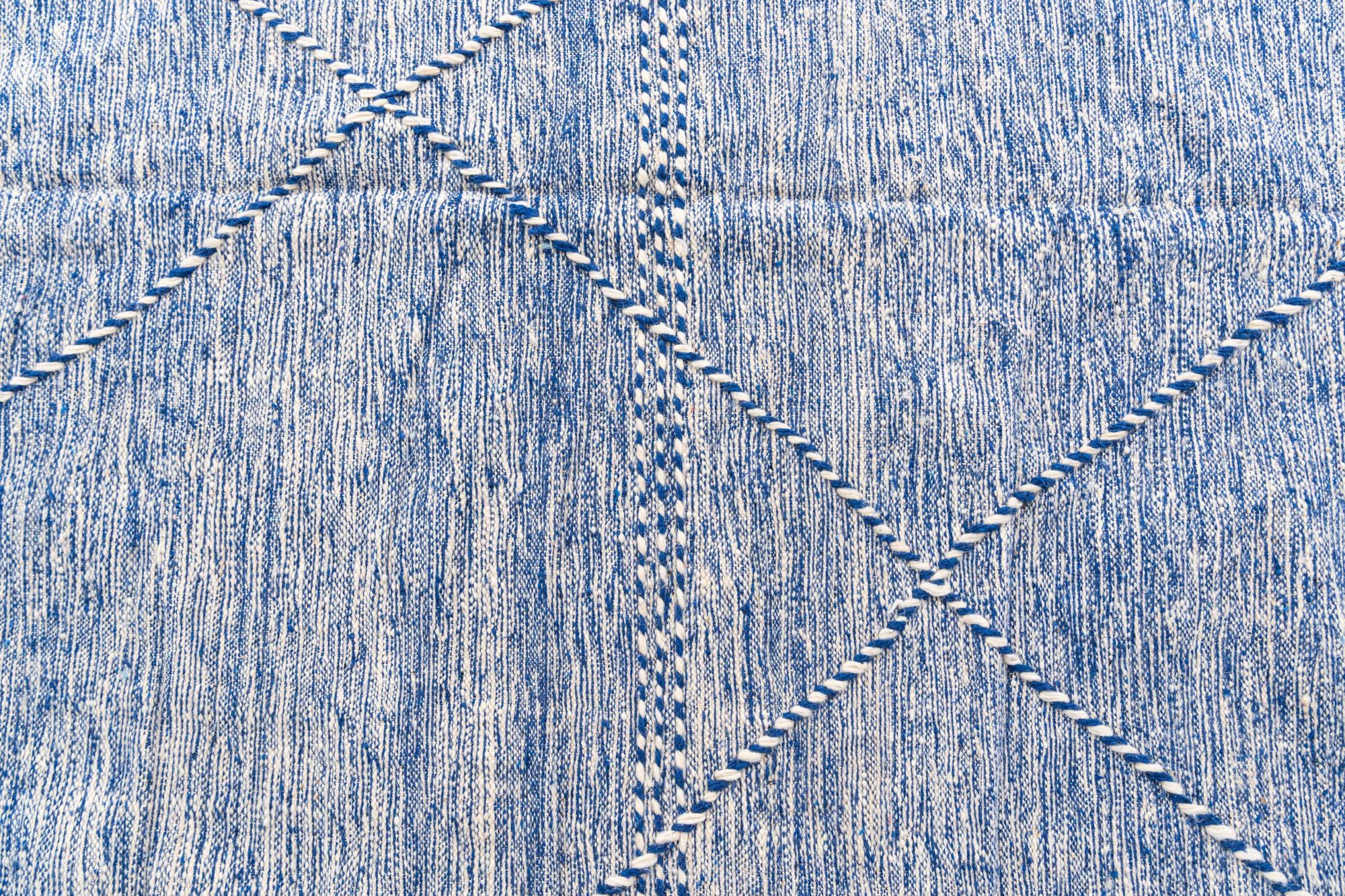 6' 8 x 10' 7 Hand Knotted Moroccan Wool Rug