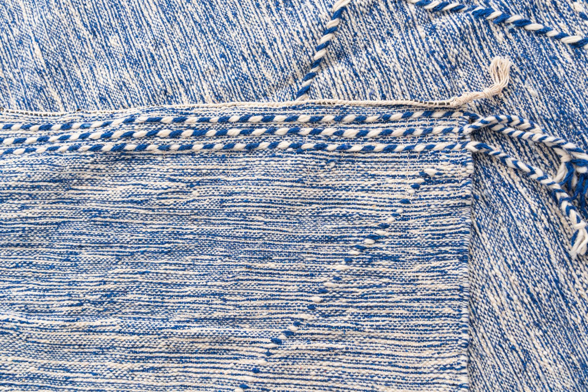 6' 8 x 10' 7 Hand Knotted Moroccan Wool Rug