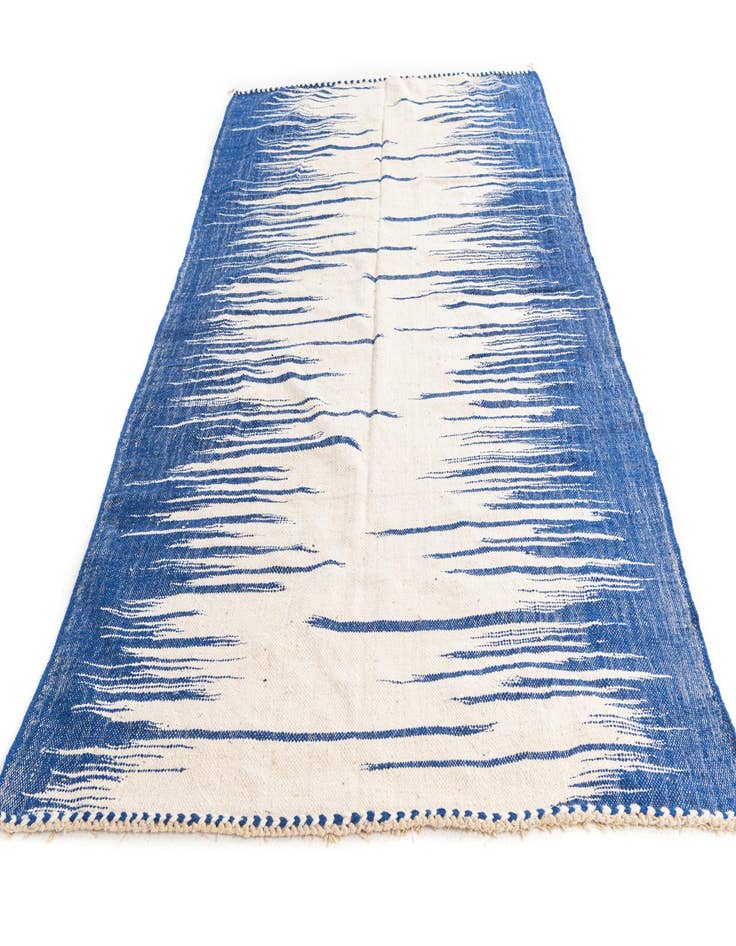 Detail image of 6' 4 x 10'  Hand Knotted Moroccan Wool Rug