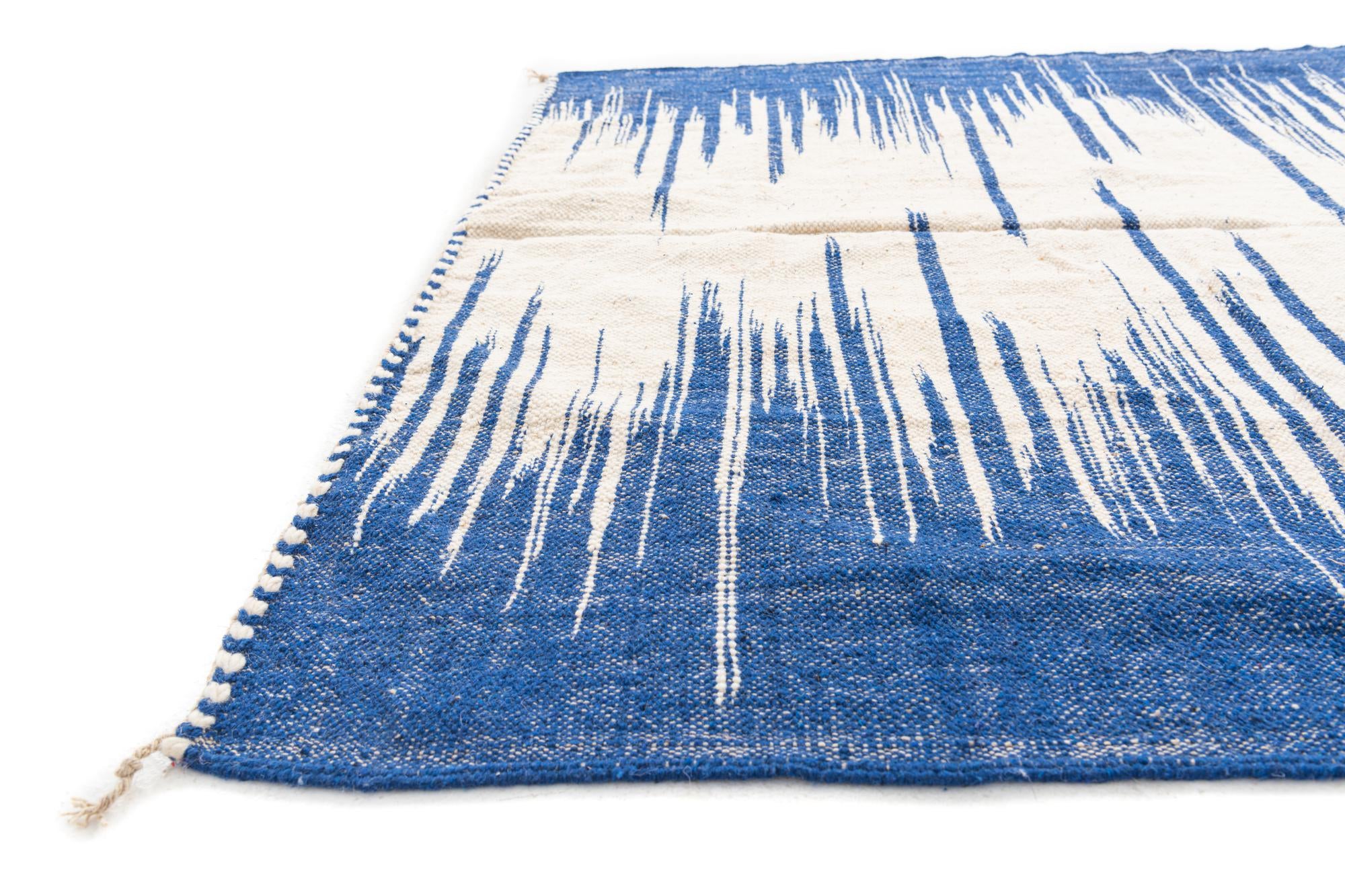 6' 4 x 10' Hand Knotted Moroccan Wool Rug
