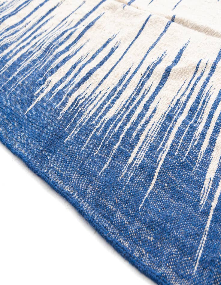 Detail image of 6' 4 x 10'  Hand Knotted Moroccan Wool Rug