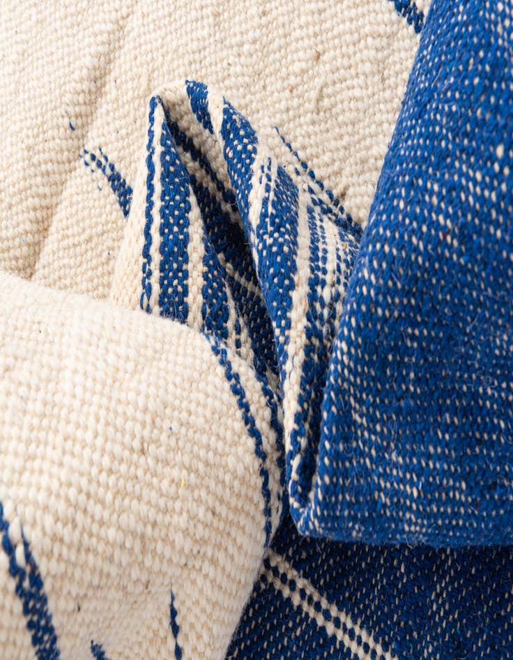 Detail image of 6' 4 x 10'  Hand Knotted Moroccan Wool Rug