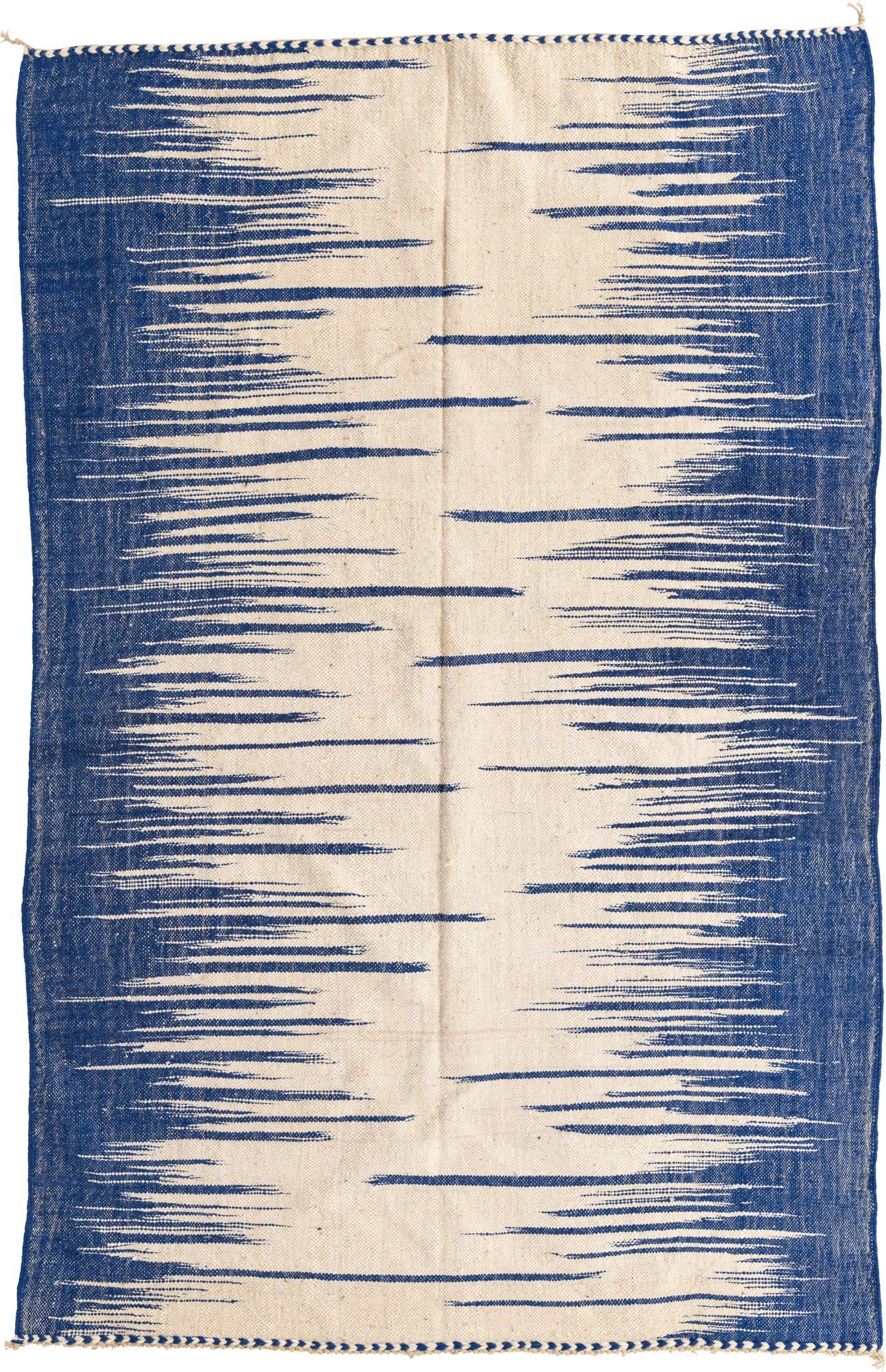 6' 4 x 10' Hand Knotted Moroccan Wool Rug
