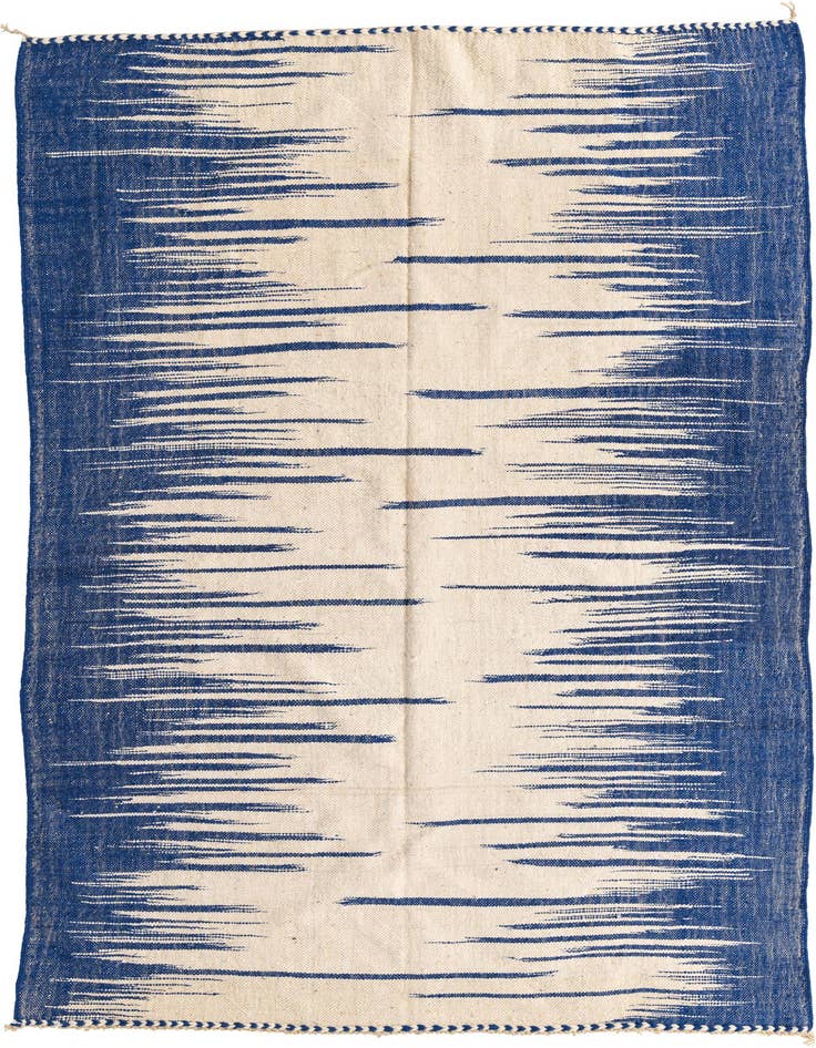 Detail image of 6' 4 x 10' Hand Knotted Moroccan Wool Rug