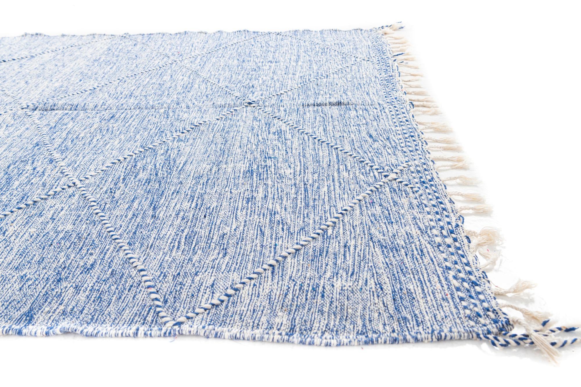 6' 4 x 9' 10 Hand Knotted Moroccan Wool Rug