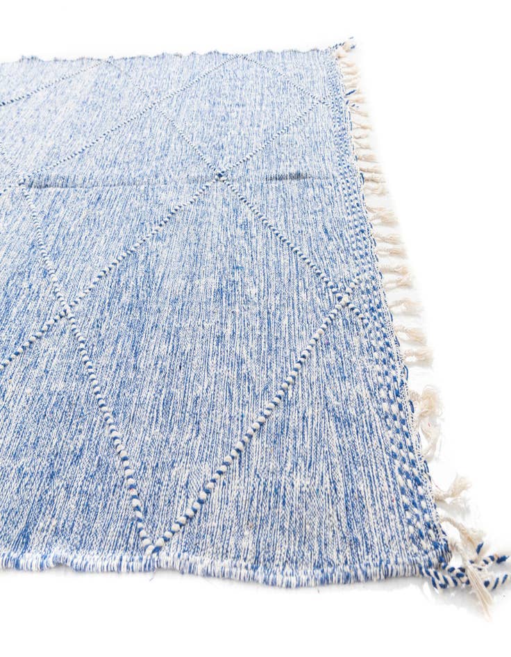 Detail image of 6' 4 x 9' 10  Hand Knotted Moroccan Wool Rug