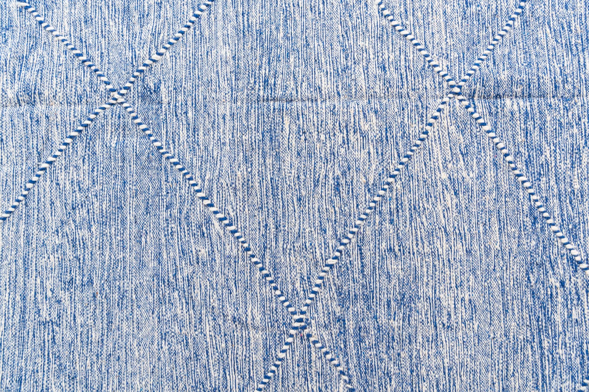6' 4 x 9' 10 Hand Knotted Moroccan Wool Rug