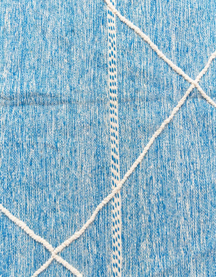 Detail image of 6' 8 x 9' 10  Hand Knotted Moroccan Wool Rug