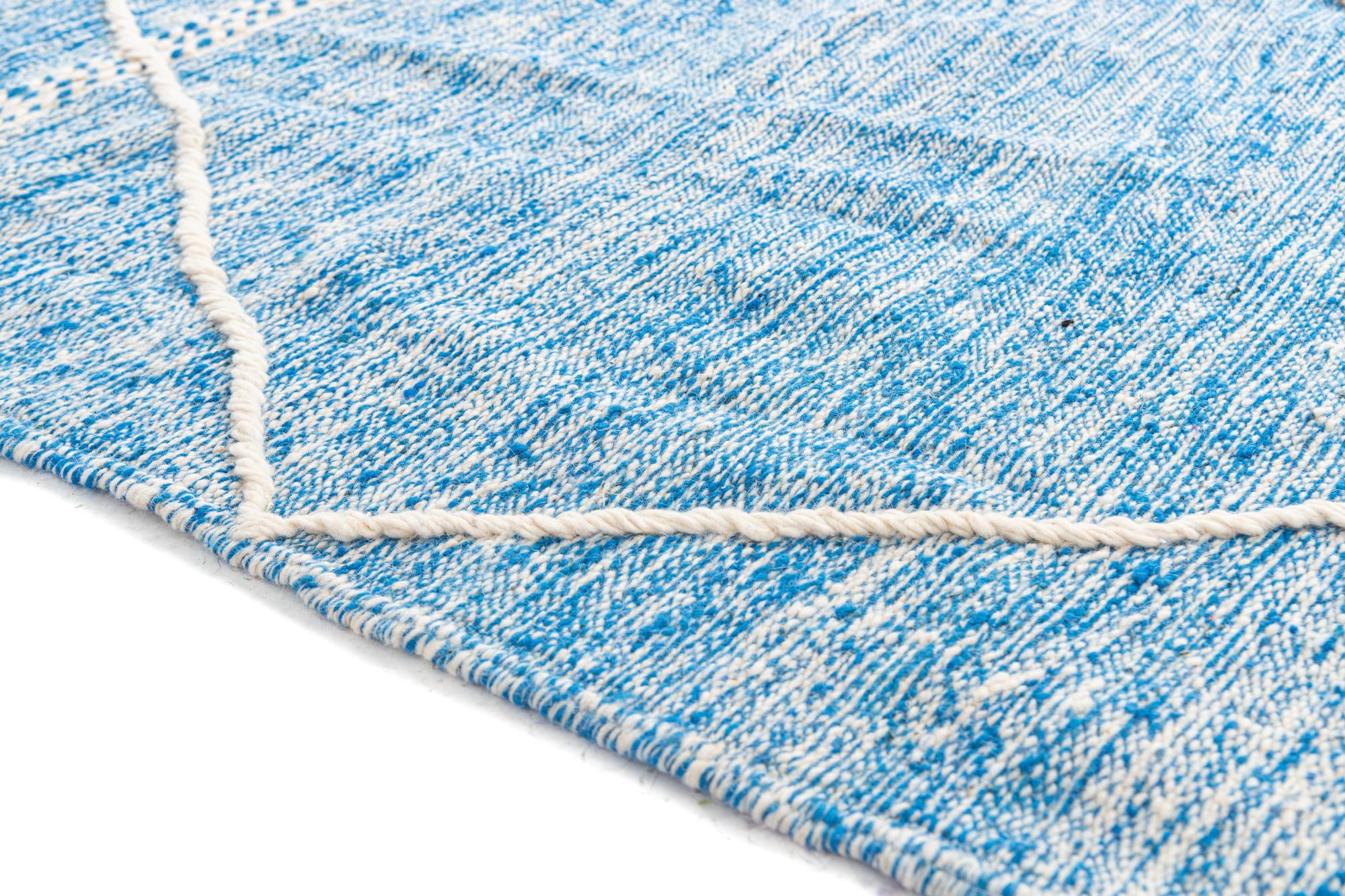 6' 8 x 9' 10 Hand Knotted Moroccan Wool Rug