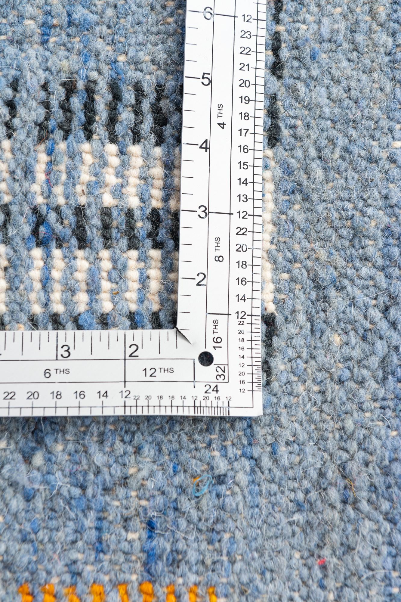 5' x 8' 7 Hand Knotted Moroccan Wool Rug