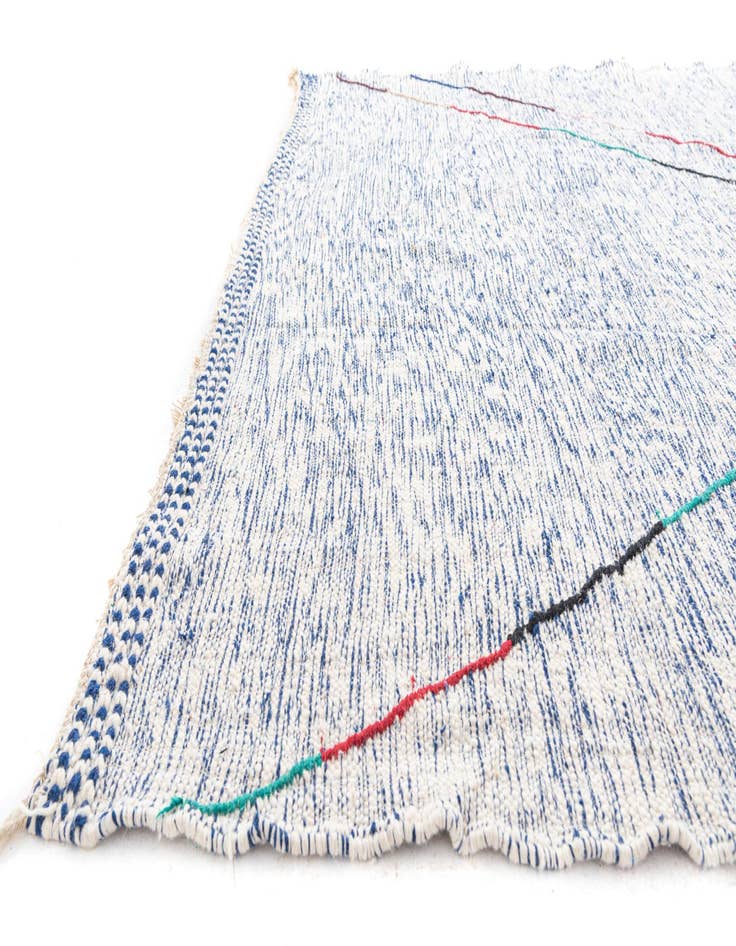 Detail image of 9' x 13'  Hand Knotted Moroccan Wool Rug