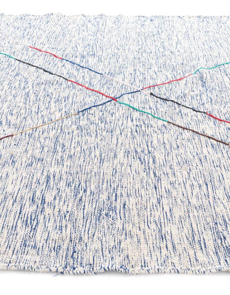 Detail image of 9' x 13'  Hand Knotted Moroccan Wool Rug