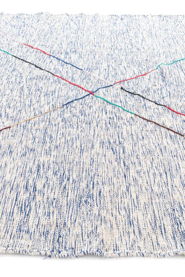 Detail image of 9' x 13' Hand Knotted Moroccan Wool Rug