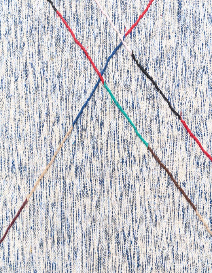 Detail image of 9' x 13'  Hand Knotted Moroccan Wool Rug