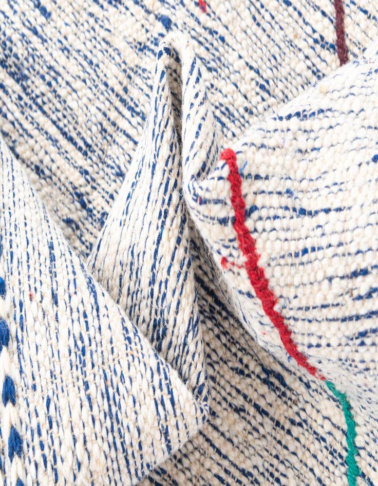 Detail image of 9' x 13'  Hand Knotted Moroccan Wool Rug