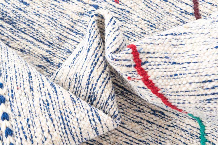 9' x 13' Hand Knotted Moroccan Wool Rug