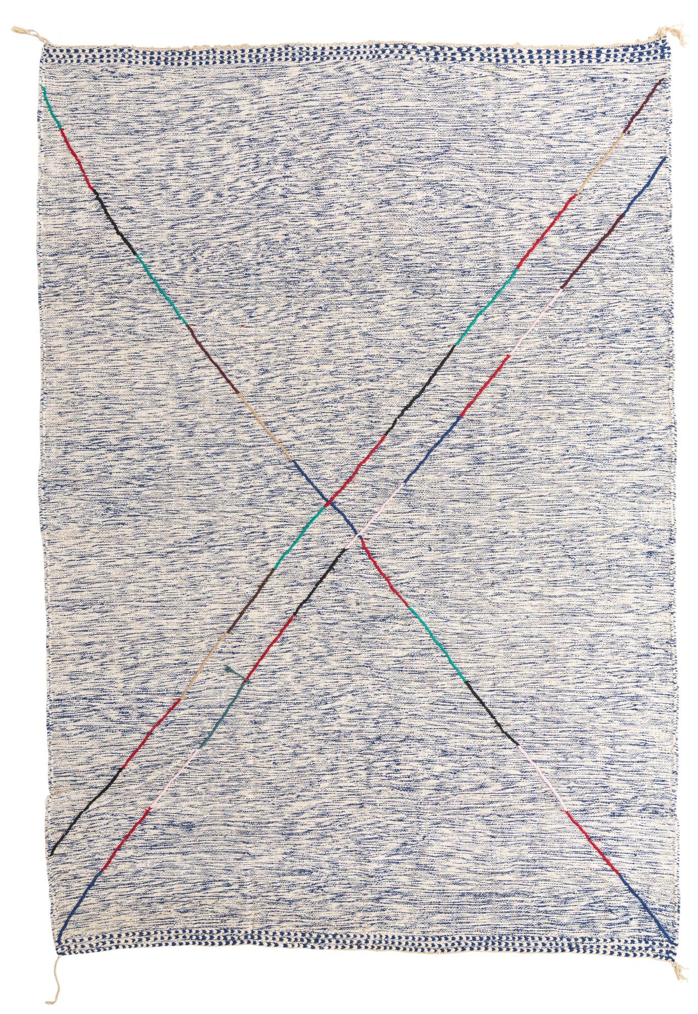 9' x 13' Hand Knotted Moroccan Wool Rug