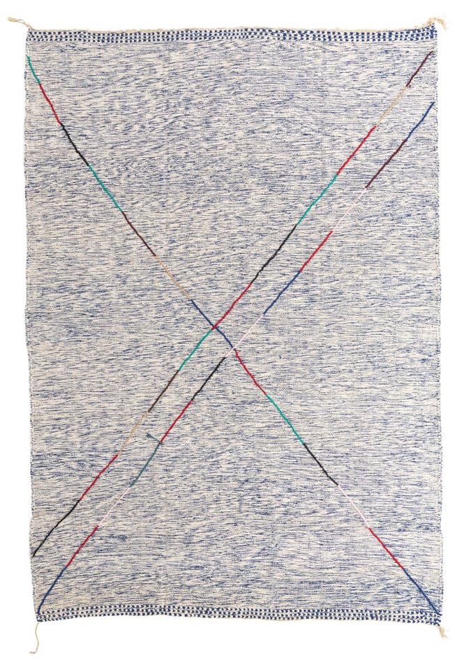 Detail image of 9' x 13' Hand Knotted Moroccan Wool Rug