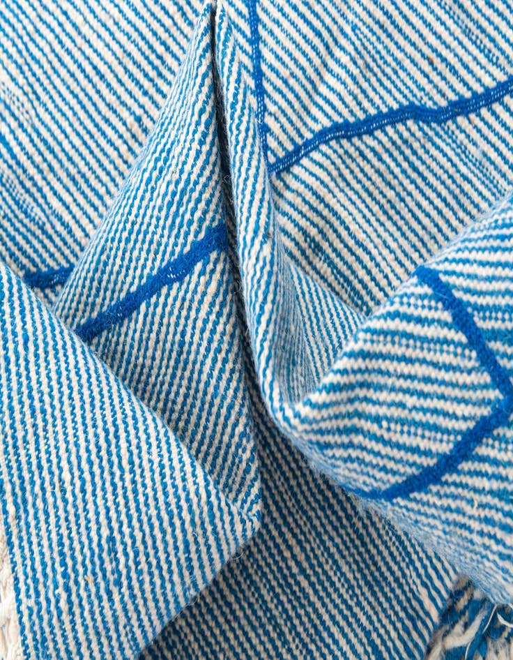 Detail image of 4' 10 x 7' 8  Hand Knotted Moroccan Wool Rug