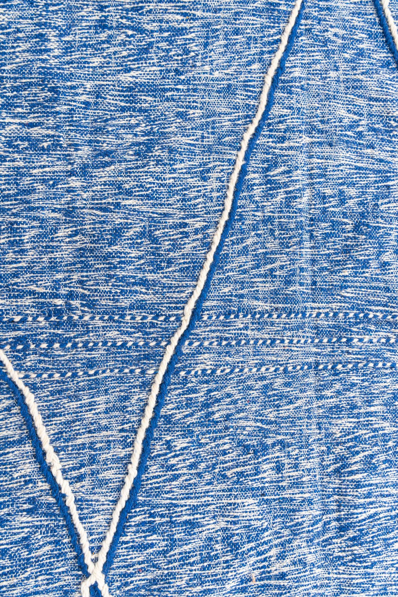 6' 6 x 9' 6 Hand Knotted Moroccan Wool Rug