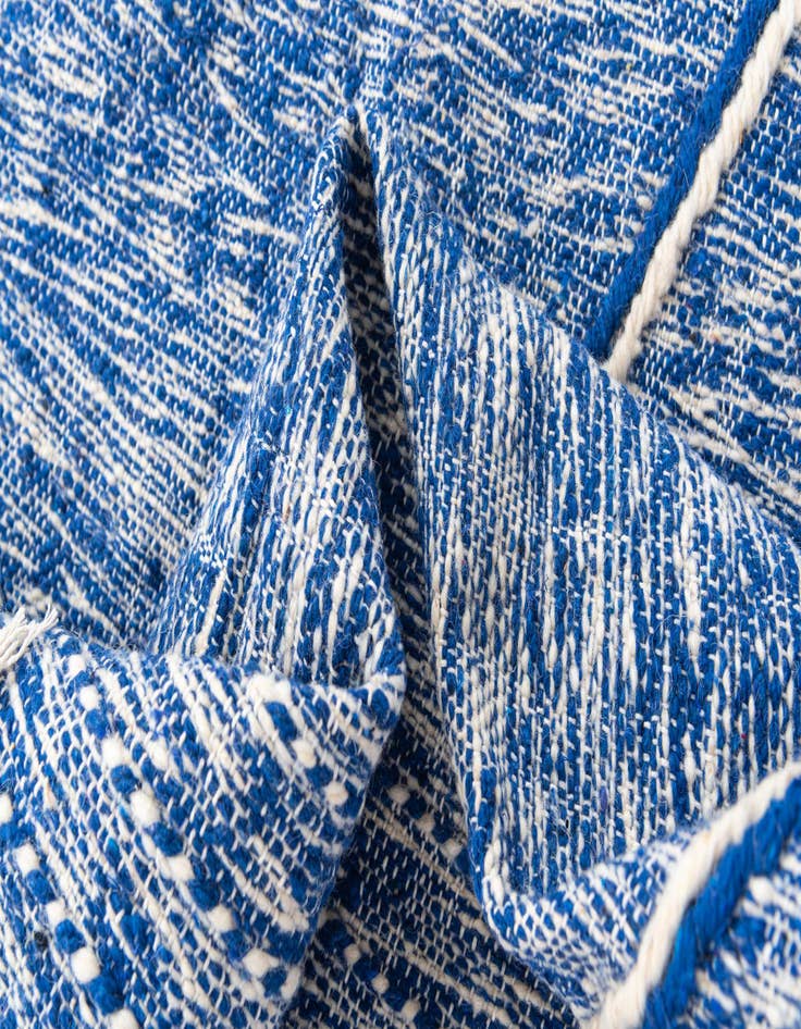 Detail image of 6' 6 x 9' 6  Hand Knotted Moroccan Wool Rug