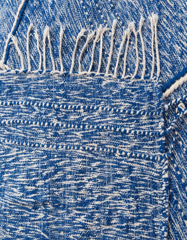 Detail image of 6' 6 x 9' 6  Hand Knotted Moroccan Wool Rug